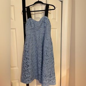 J. Crew blue floral dress